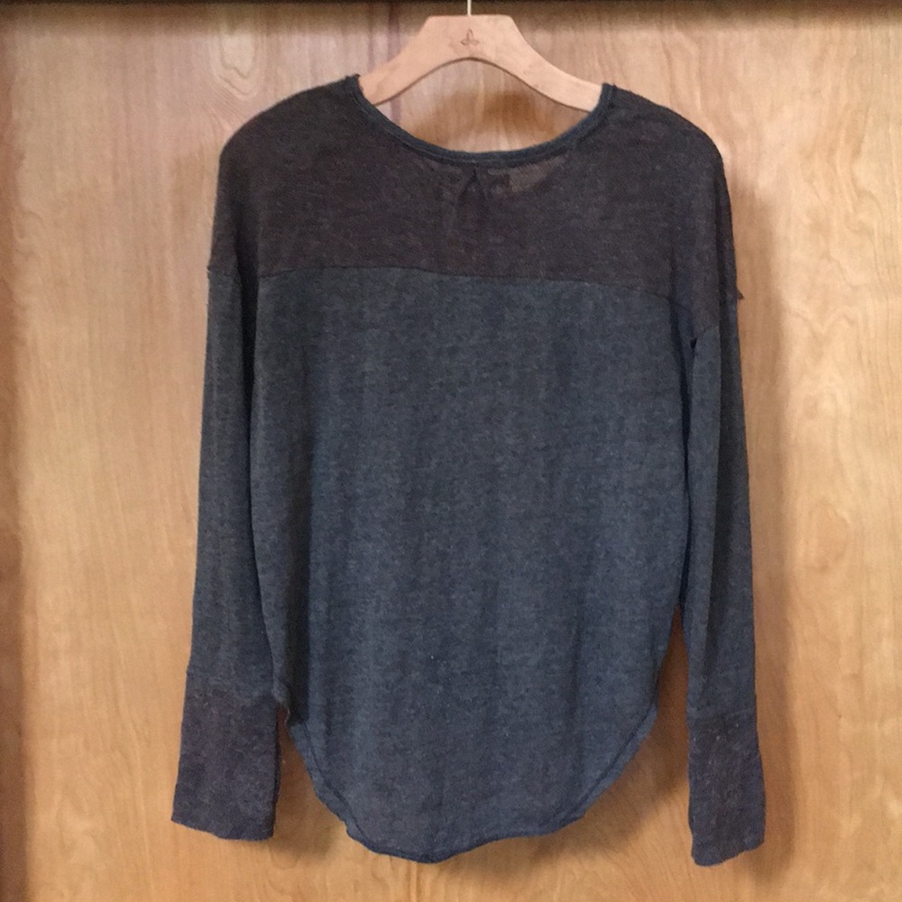 Edgy Gray Cotton Sweater